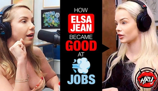 Эльза Джин отличается умением обрабатывать мощный член