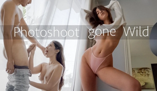 Сексуальная красотка вспотела от горячей фотосессии в фитнес-студии